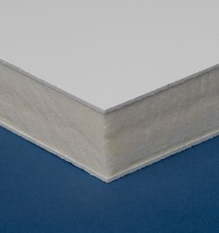 Sandwich panel width polyurethane foam core