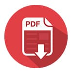 Icône téléchargement PDF