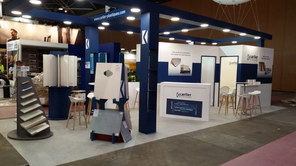 Actualité Stand SOLUTRANS Carlier Plastiques Panneaux composites